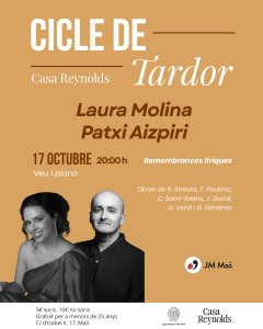 Cicle de Tardor a la Casa Reynolds 2026