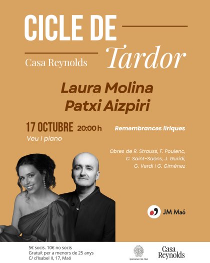 Cicle de Tardor a la Casa Reynolds 2026