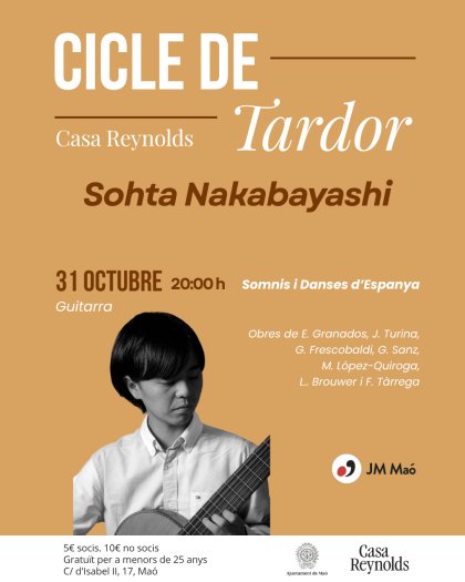 Cicle de Tardor a la Casa Reynolds 2026